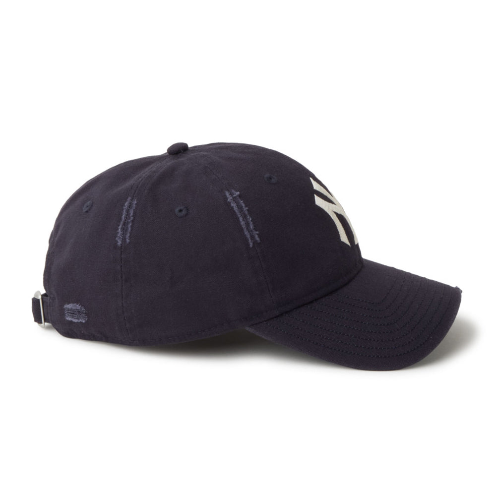 New York Yankees Visor Logo Navy 9TWENTY Adjustable Cap