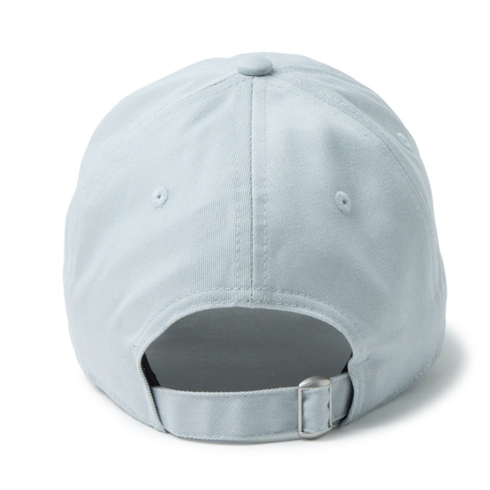 new era script mini metal logo grey 9twenty adjustable cap angle