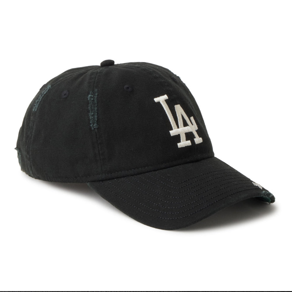 Los Angeles Dodgers Visor Logo Black 9TWENTY Adjustable Cap