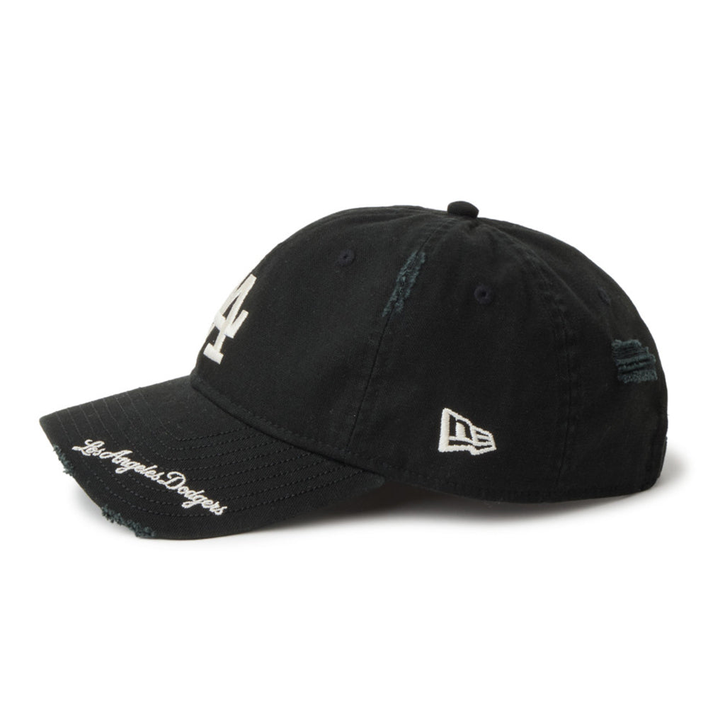 Los Angeles Dodgers Visor Logo Black 9TWENTY Adjustable Cap