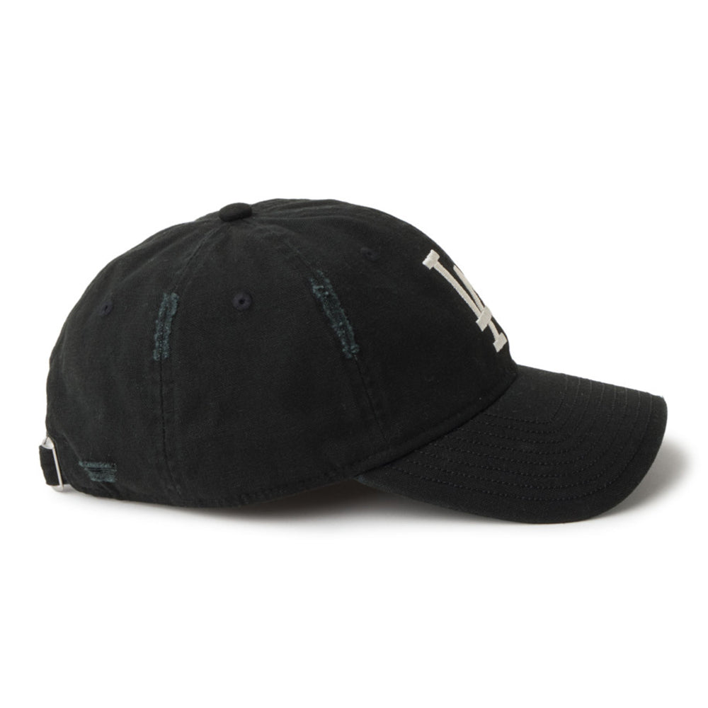 Los Angeles Dodgers Visor Logo Black 9TWENTY Adjustable Cap
