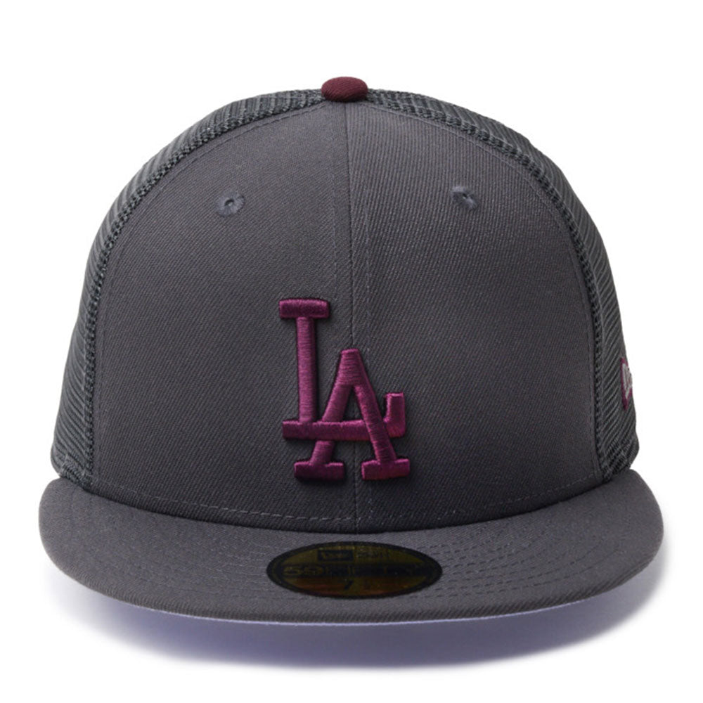 New Era Los Angeles Dodgers Hydrangea Grey 59FIFTY Fitted Cap