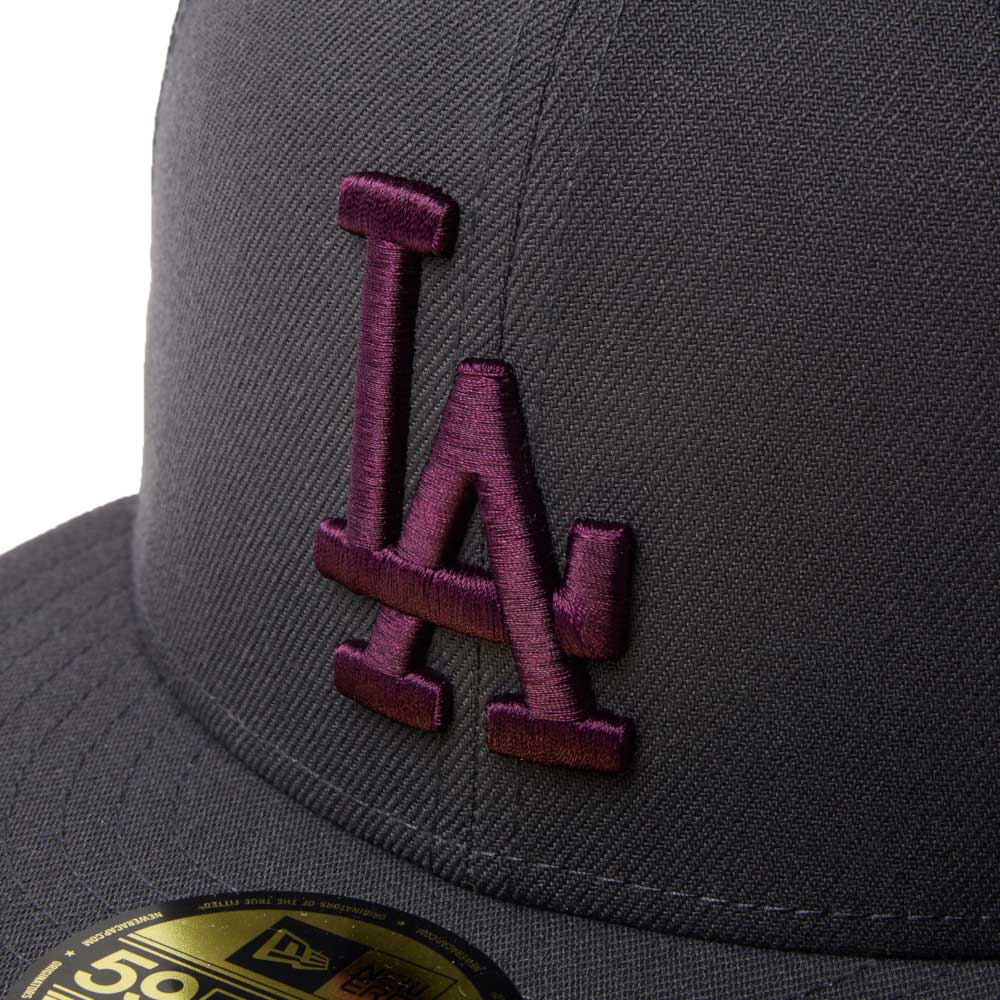 New Era Los Angeles Dodgers Hydrangea Grey 59FIFTY Fitted Cap