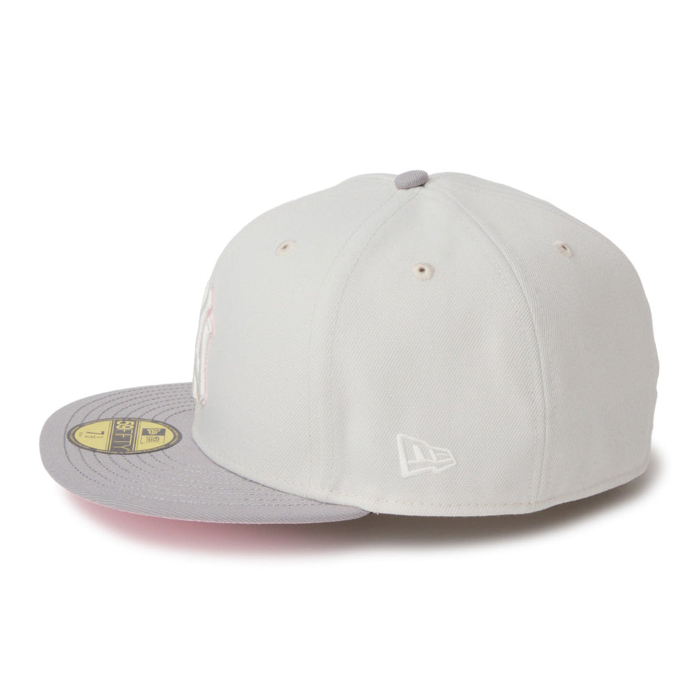 New York Yankees Sakuranagashi Grey 59FIFTY Fitted Cap