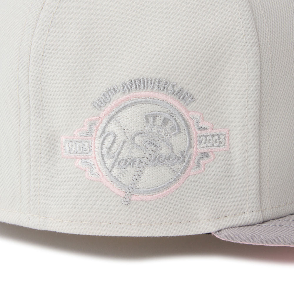 new era new york yankees sakuranagashi grey 59fifty fitted cap angle