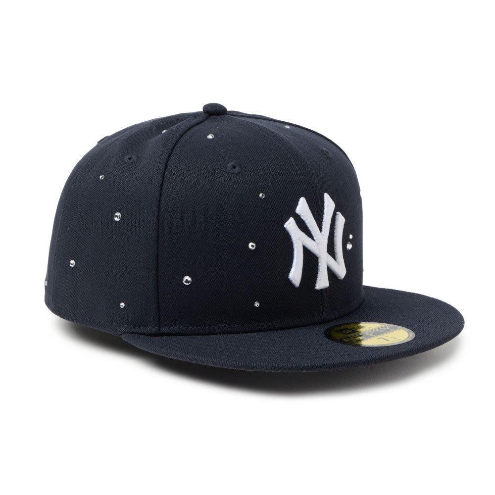 new era new york yankees night out navy 59fifty fitted cap side