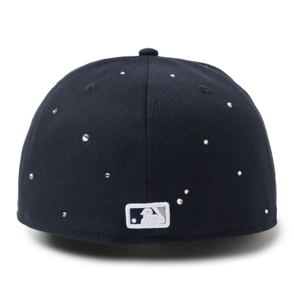 new era new york yankees night out navy 59fifty fitted cap angle
