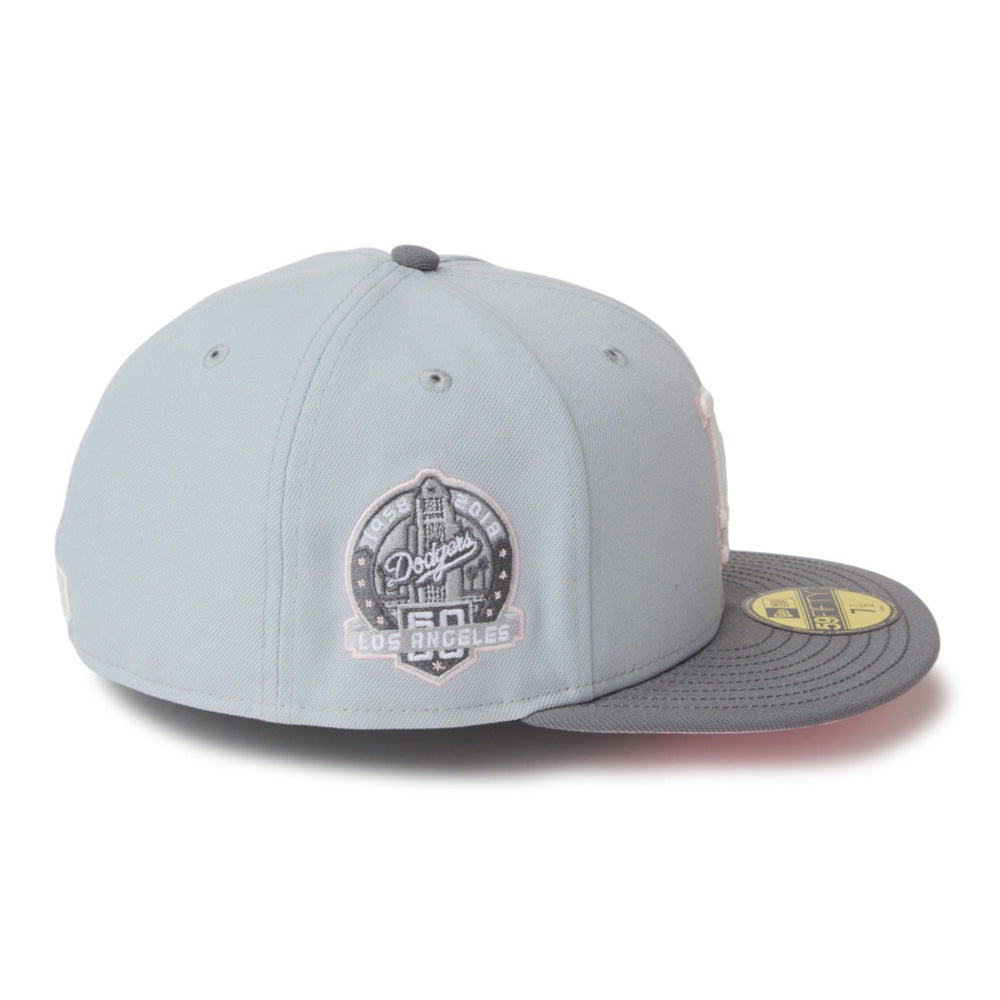 Los Angeles Dodgers Sakuranagashi Grey 59FIFTY Fitted Cap
