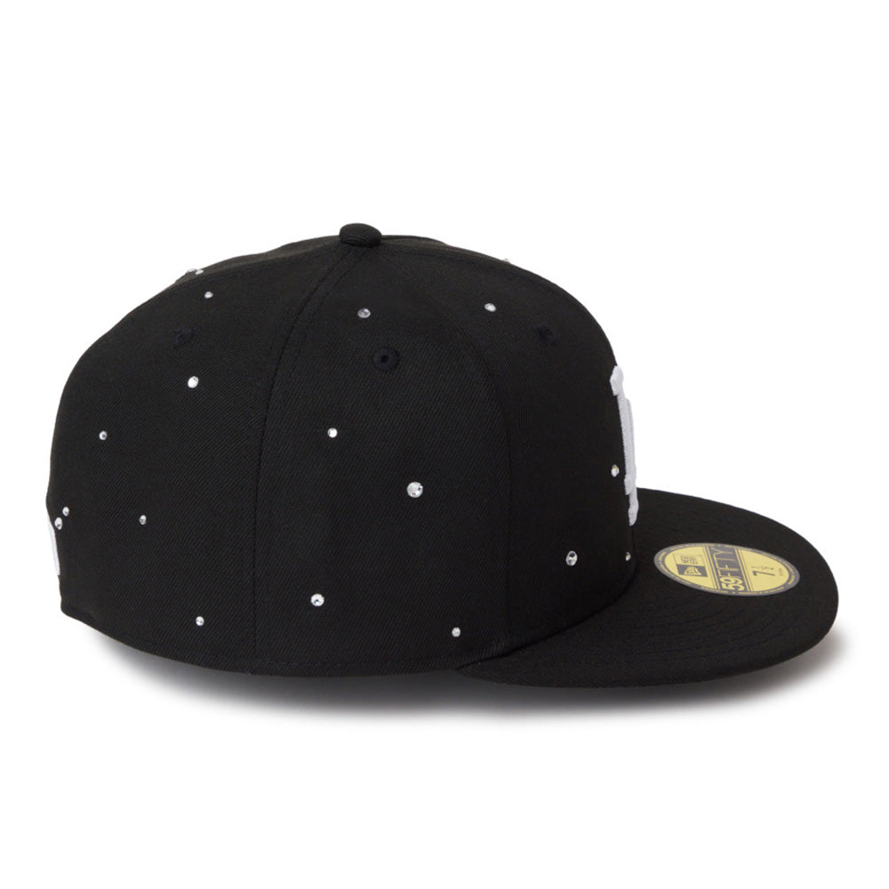 Los Angeles Dodgers Night Out Black 59FIFTY Fitted Cap