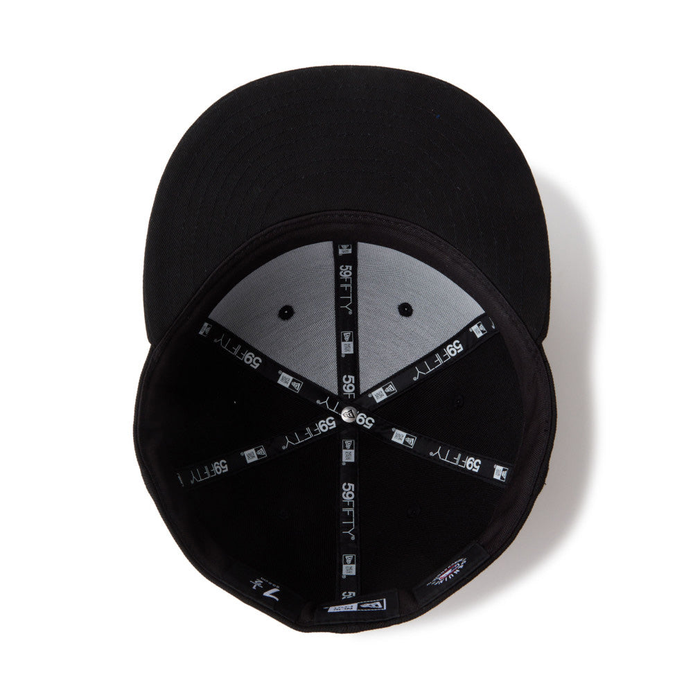 new era los angeles dodgers night out black 59fifty fitted cap detail and color