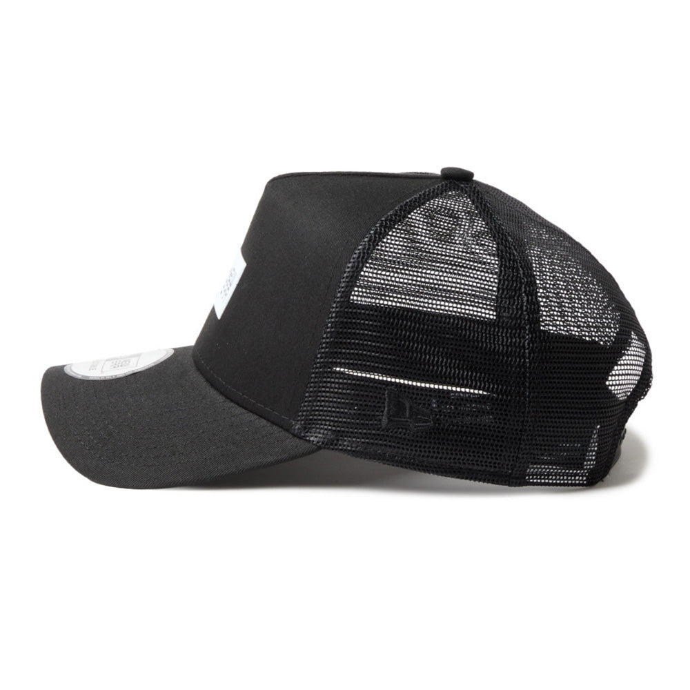 TPU Box Logo Black 9FORTY A-Frame Trucker Cap