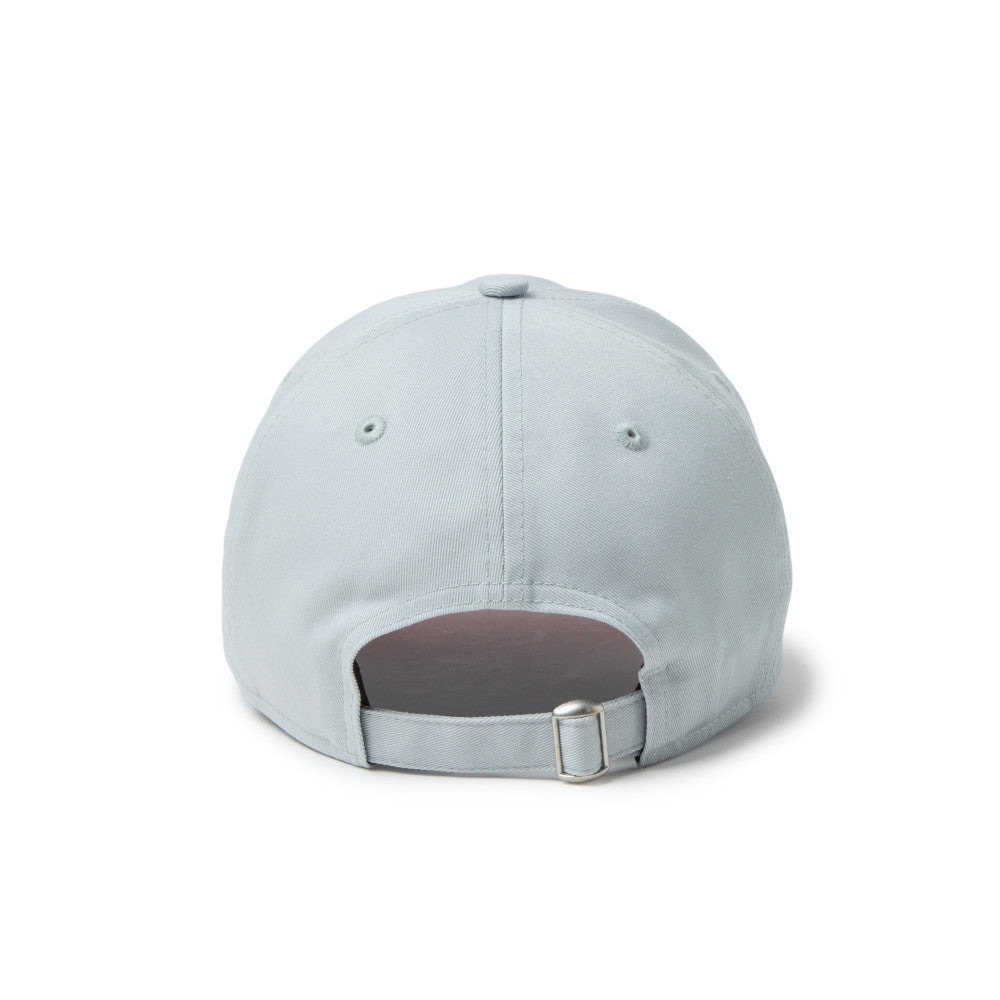 Light gray baseball cap on a white background