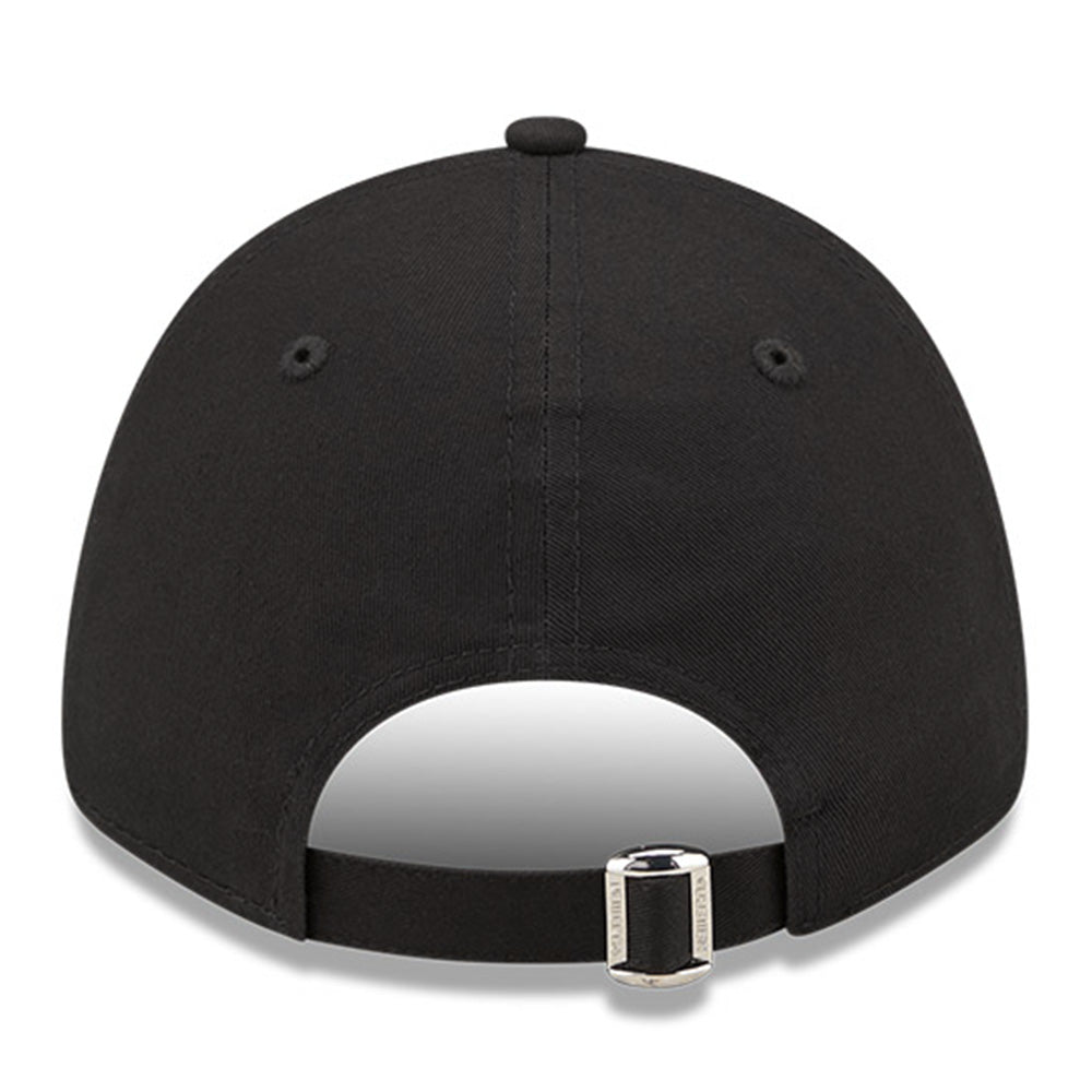new era new york yankees neon outline black neon blue 9forty adjustable cap logo and print