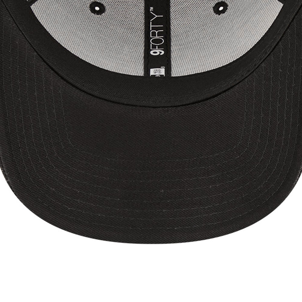 new era los angeles dodgers neon outline black green 9forty adjustable cap side