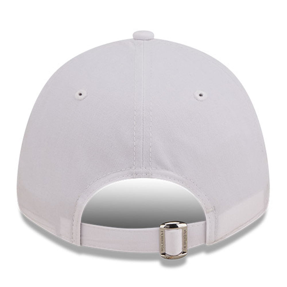 new era los angeles dodgers neon outline optic white neon blue 9forty adjustable cap logo and print