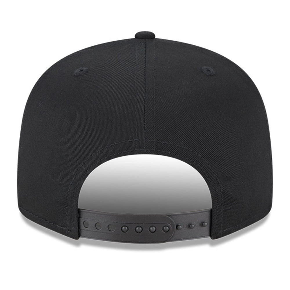 new era new york yankees seasonal infill black brown 9fifty snapback cap detail and color