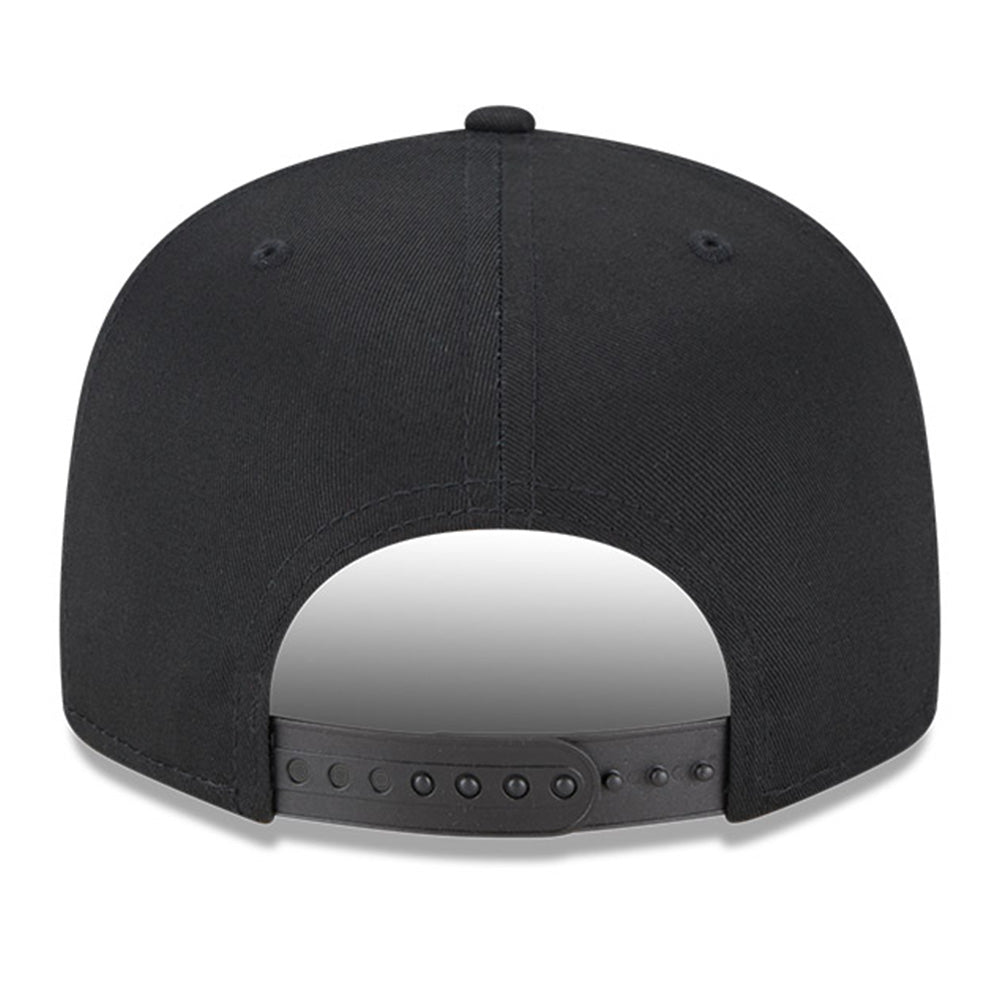 new era new york yankees seasonal infill black blue 9fifty snapback cap detail and color