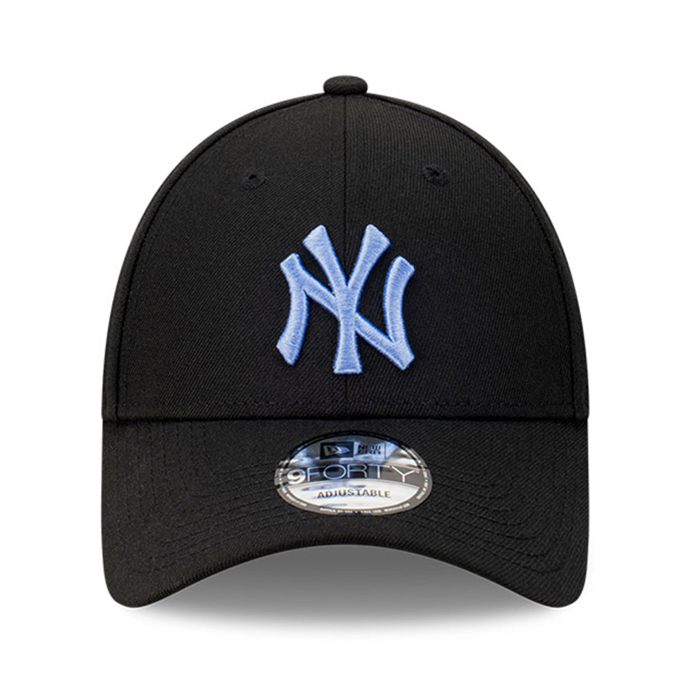 new york yankees repreve seasonal q124 black blue 9forty adjustable cap detail and color