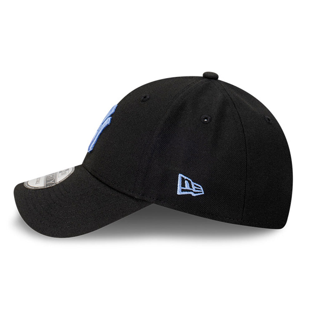 new york yankees repreve seasonal q124 black blue 9forty adjustable cap logo and print
