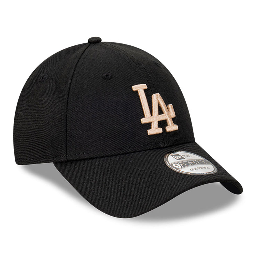 los angeles dodgers repreve seasonal q124 black brown 9forty adjustable cap opposite