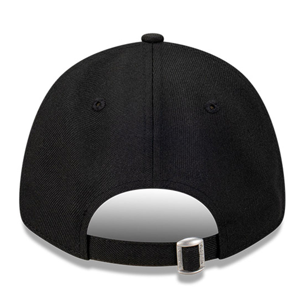 los angeles dodgers repreve seasonal q124 black brown 9forty adjustable cap back angle