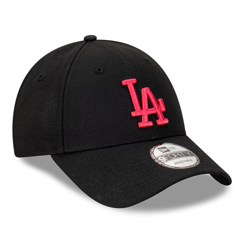los angeles dodgers repreve seasonal q124 black magenta 9forty adjustable cap opposite