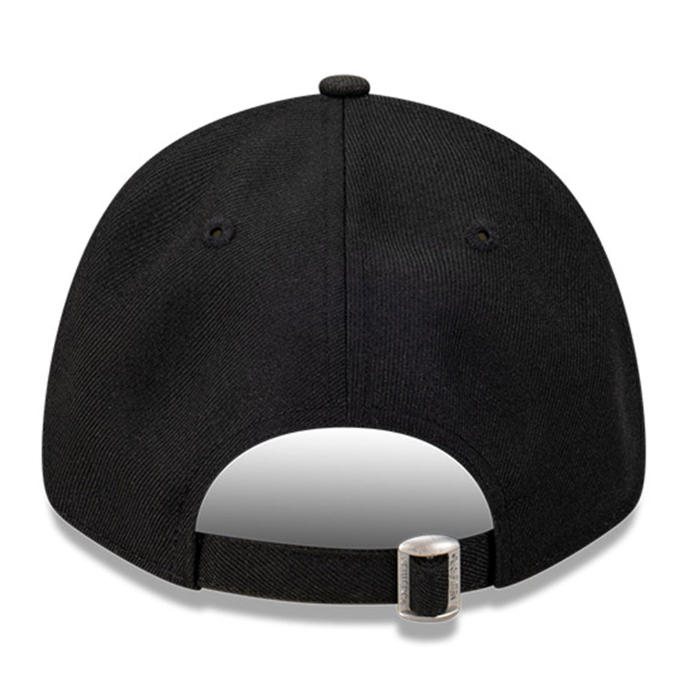 los angeles dodgers repreve seasonal q124 black magenta 9forty adjustable cap back angle