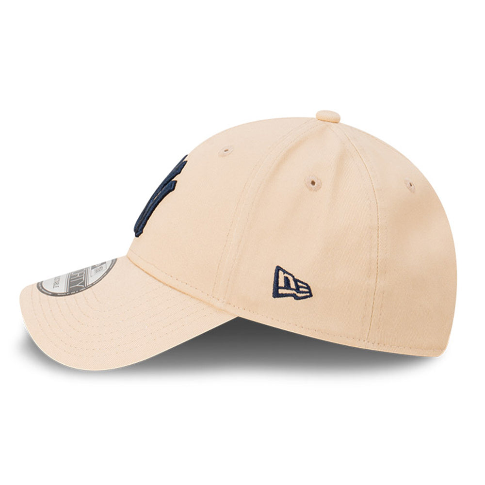 new era new york yankees oatmilk 9forty snapback cap side