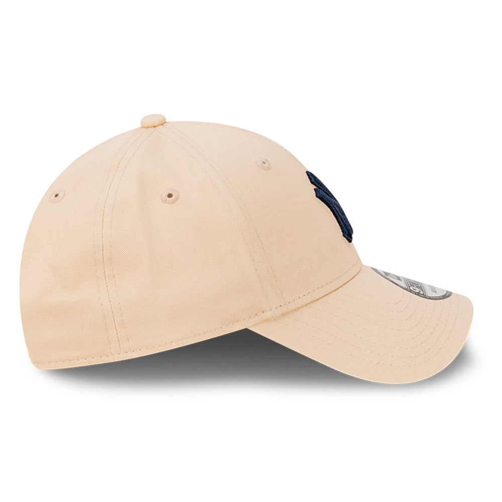 new era new york yankees oatmilk 9forty snapback cap opposite side or other angle view