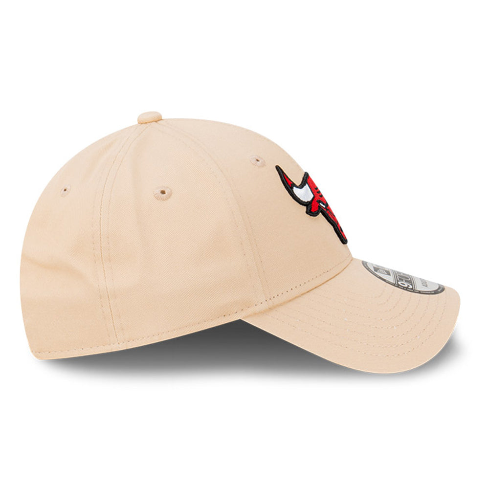 new era chicago bulls q124 oatmilk 9forty snapback cap opposite side or other angle view