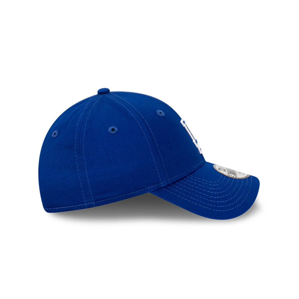 los angeles dodgers outline dark royal youth 9forty adjustable cap logo and print