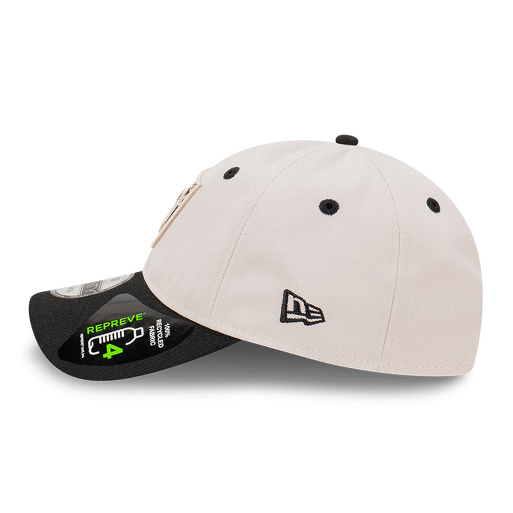 new era las vegas raiders stone black repreve stone black 9twenty adjustable cap side
