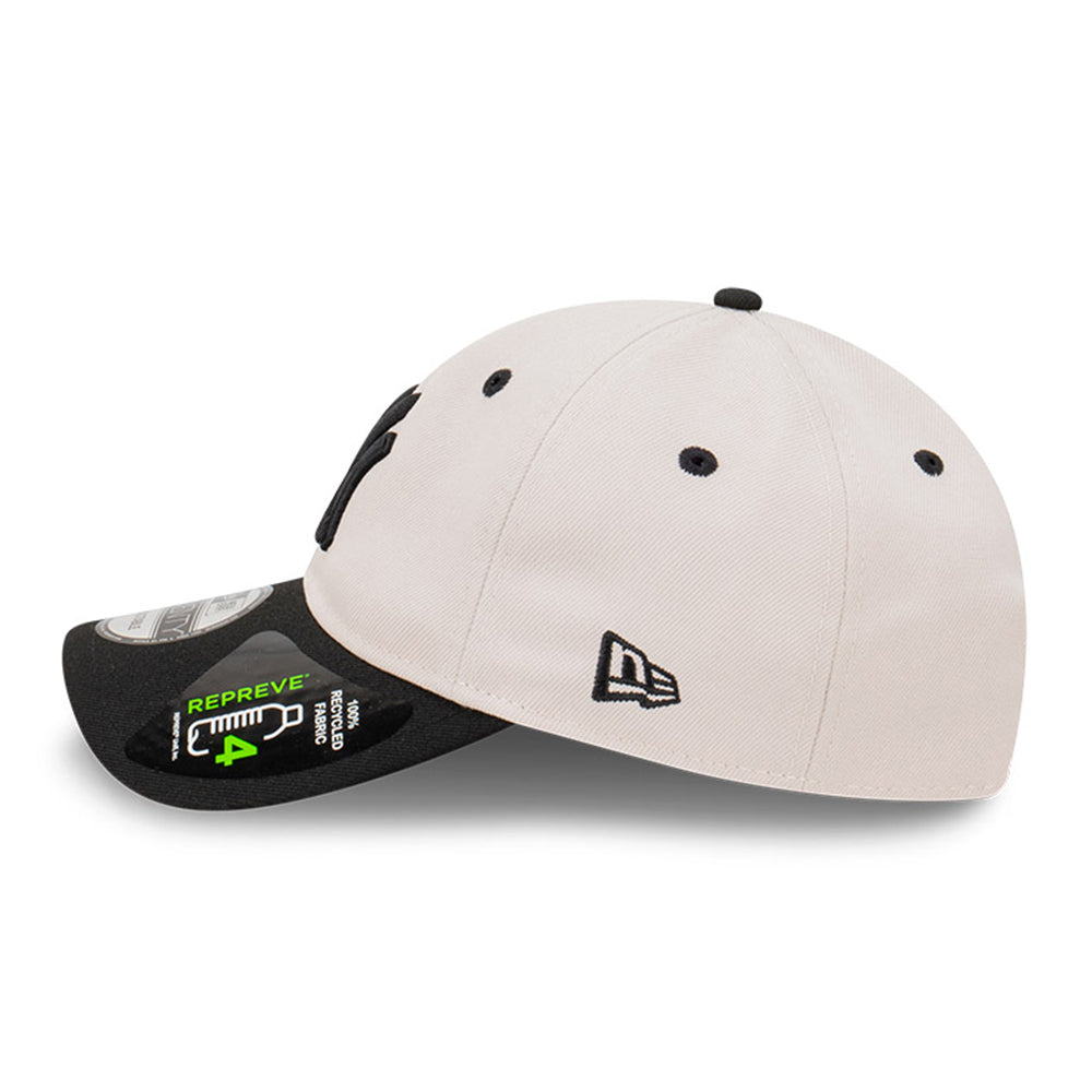 new era new york yankees stone black repreve stone black 9twenty adjustable cap logo and print