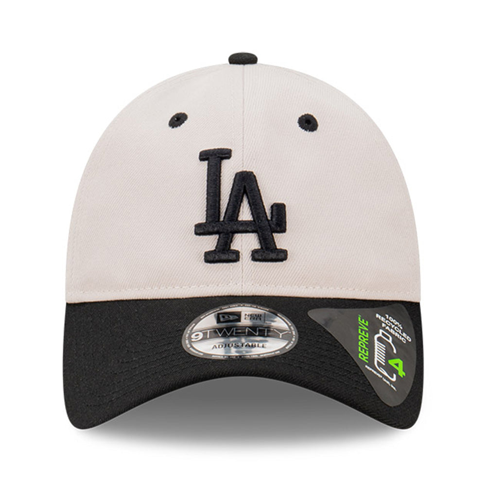 new era los angeles dodgers stone black repreve stone black 9twenty adjustable cap side
