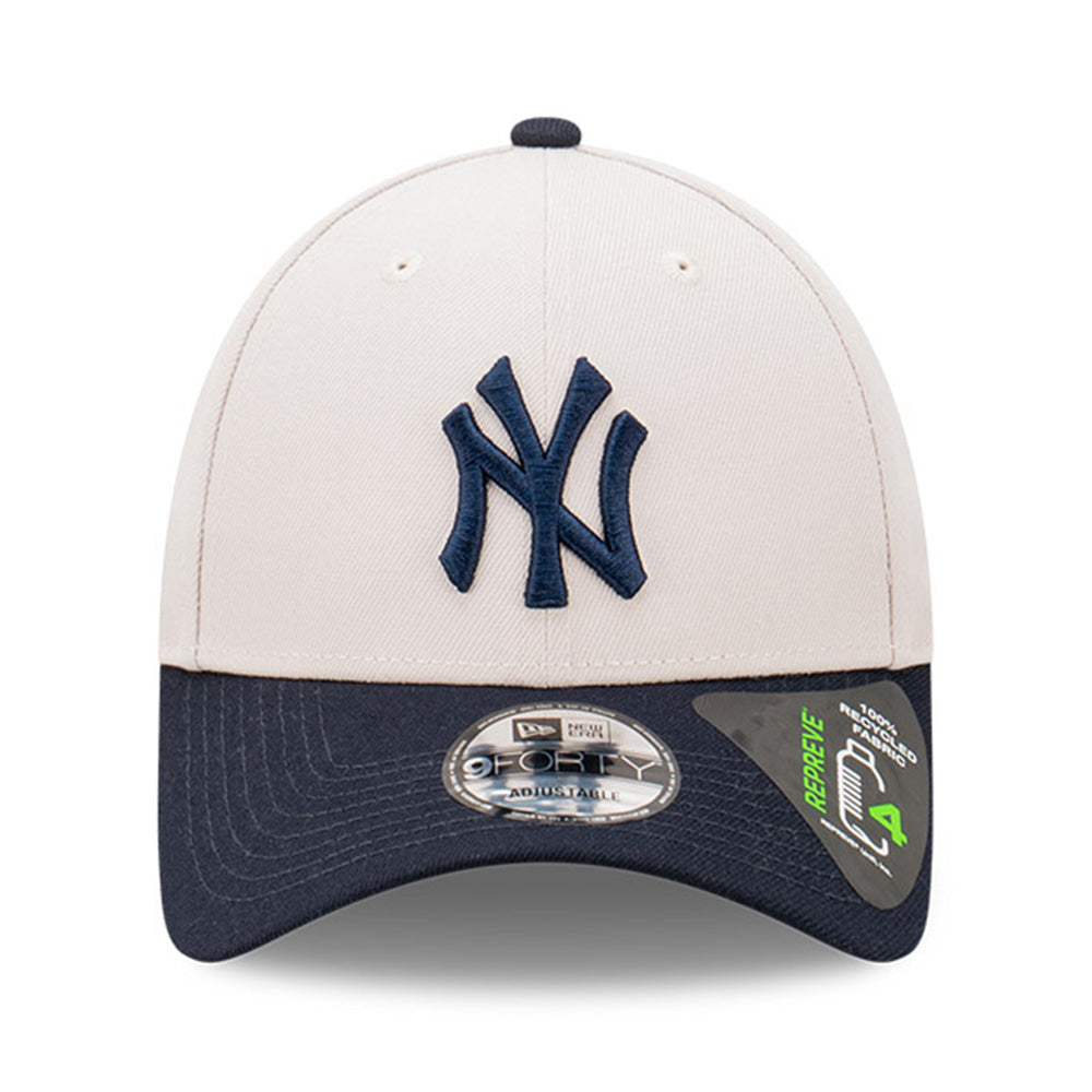 new york yankees mlb two tone repreve stone 9forty adjustable cap side