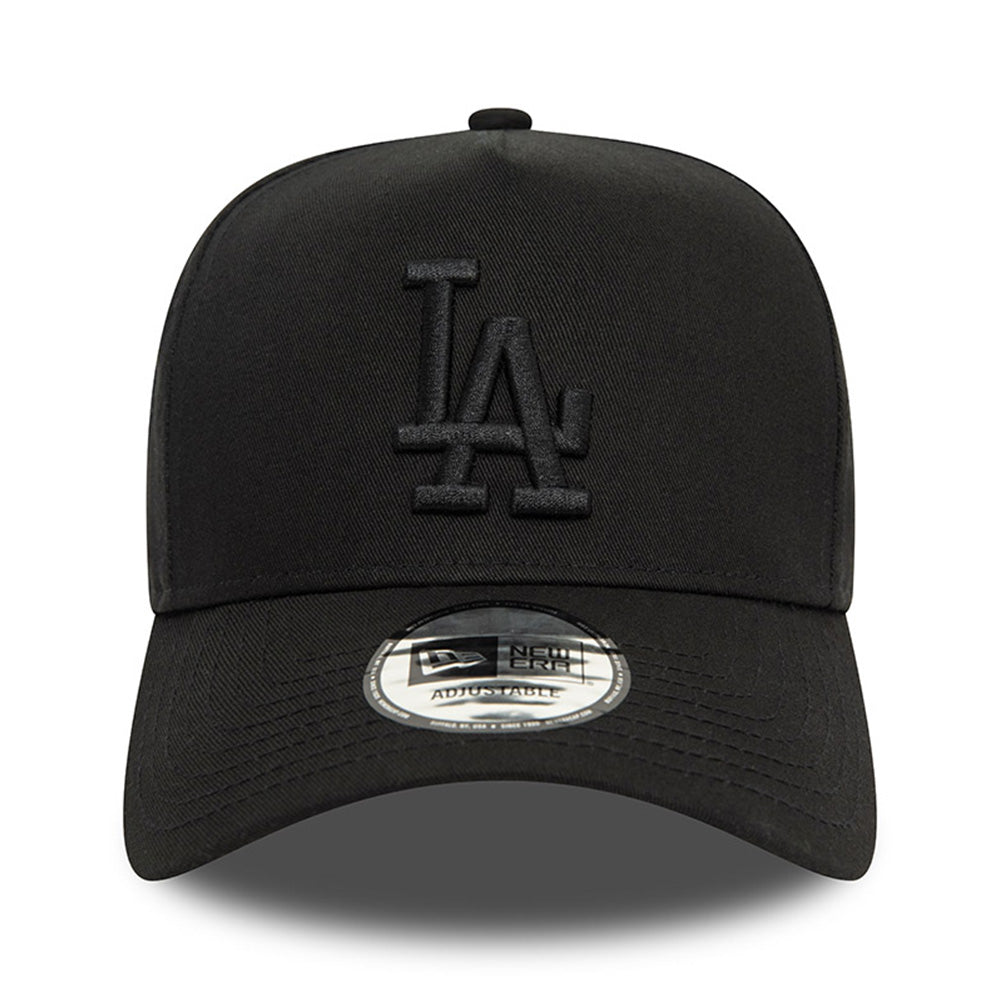 new era los angeles dodgers monochrome black 9forty e frame adjustable cap opposite