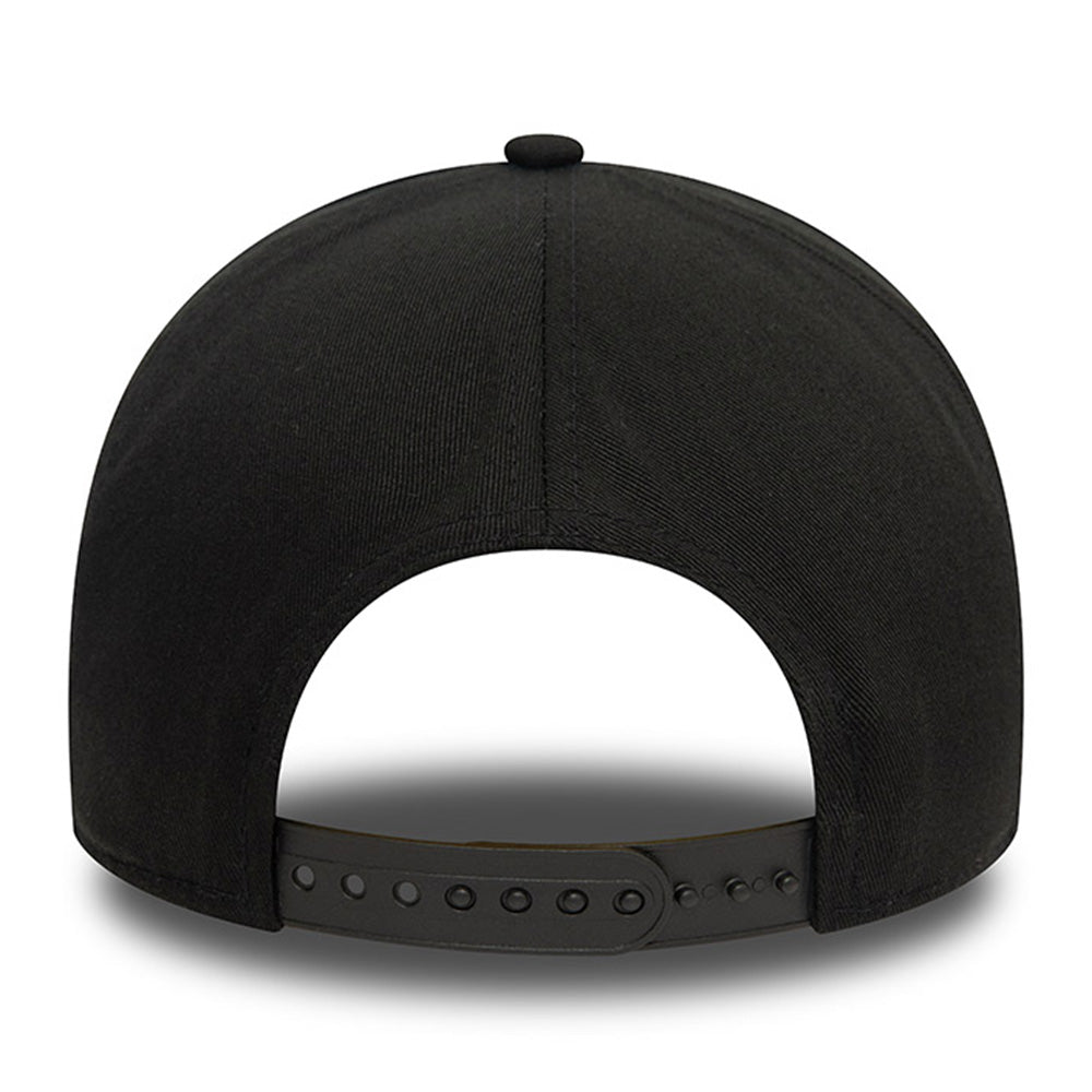 new era los angeles dodgers monochrome black 9forty e frame adjustable cap angle