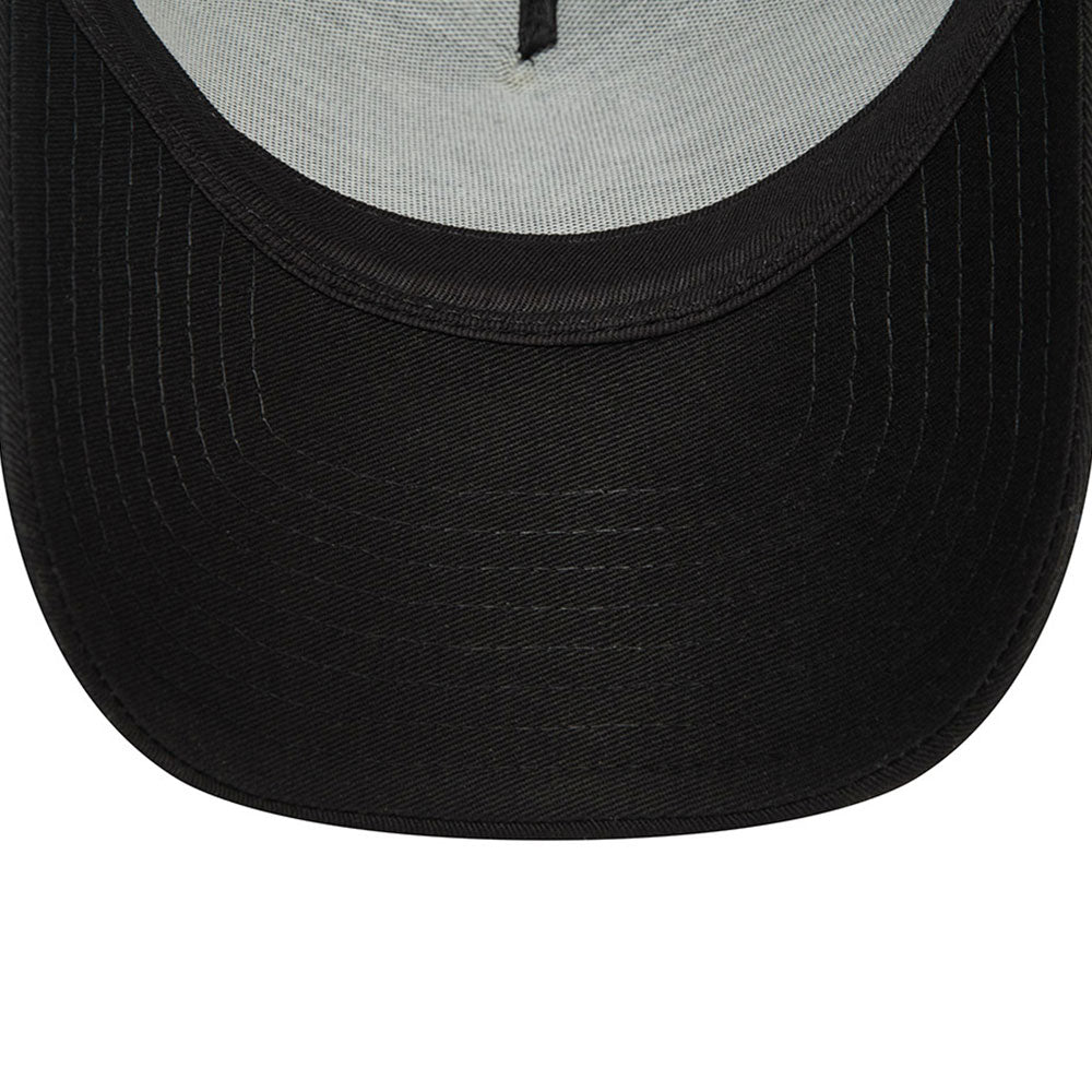 new era new york yankees monochrome black 9forty e frame adjustable cap detail and color
