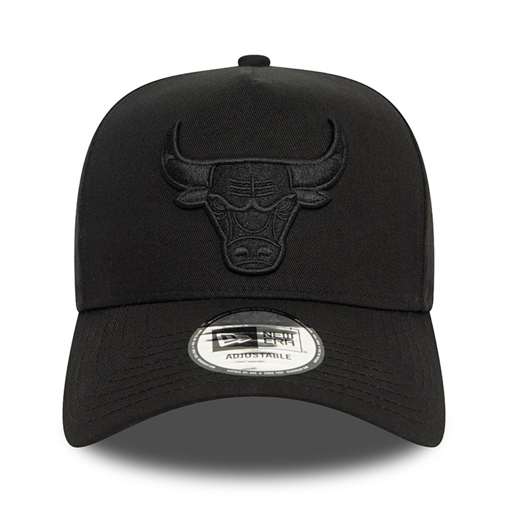 new era chicago bulls monochrome black 9forty e frame adjustable cap opposite