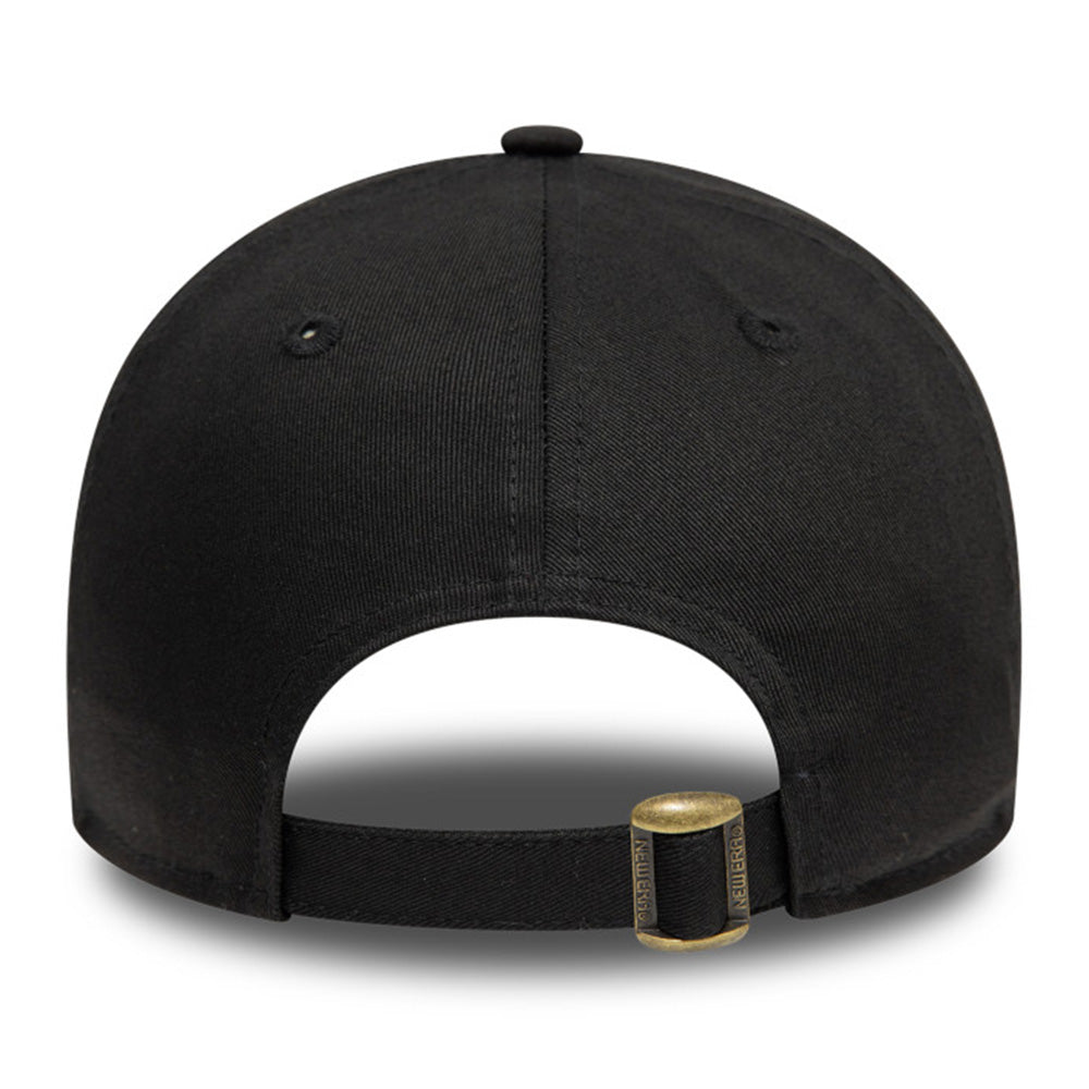 box logo metal badge black 9forty adjustable cap back angle