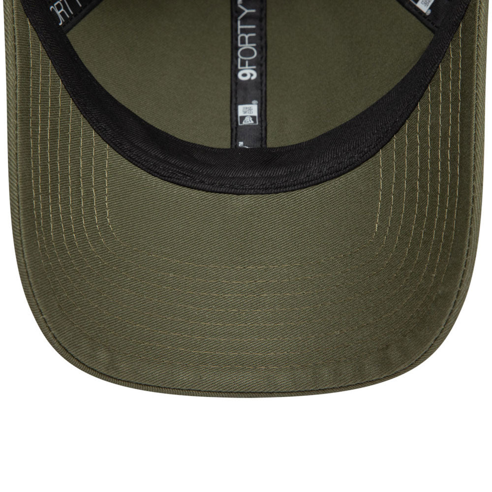 box logo metal badge new olive 9forty adjustable cap detail and color
