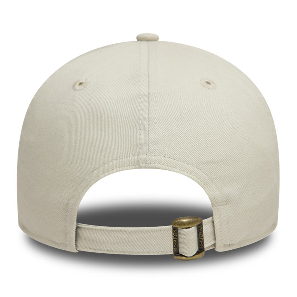 box logo metal badge ivory 9forty adjustable cap back angle