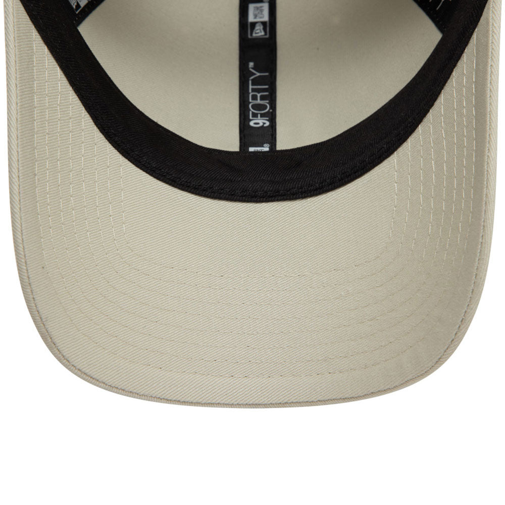 box logo metal badge ivory 9forty adjustable cap detail and color