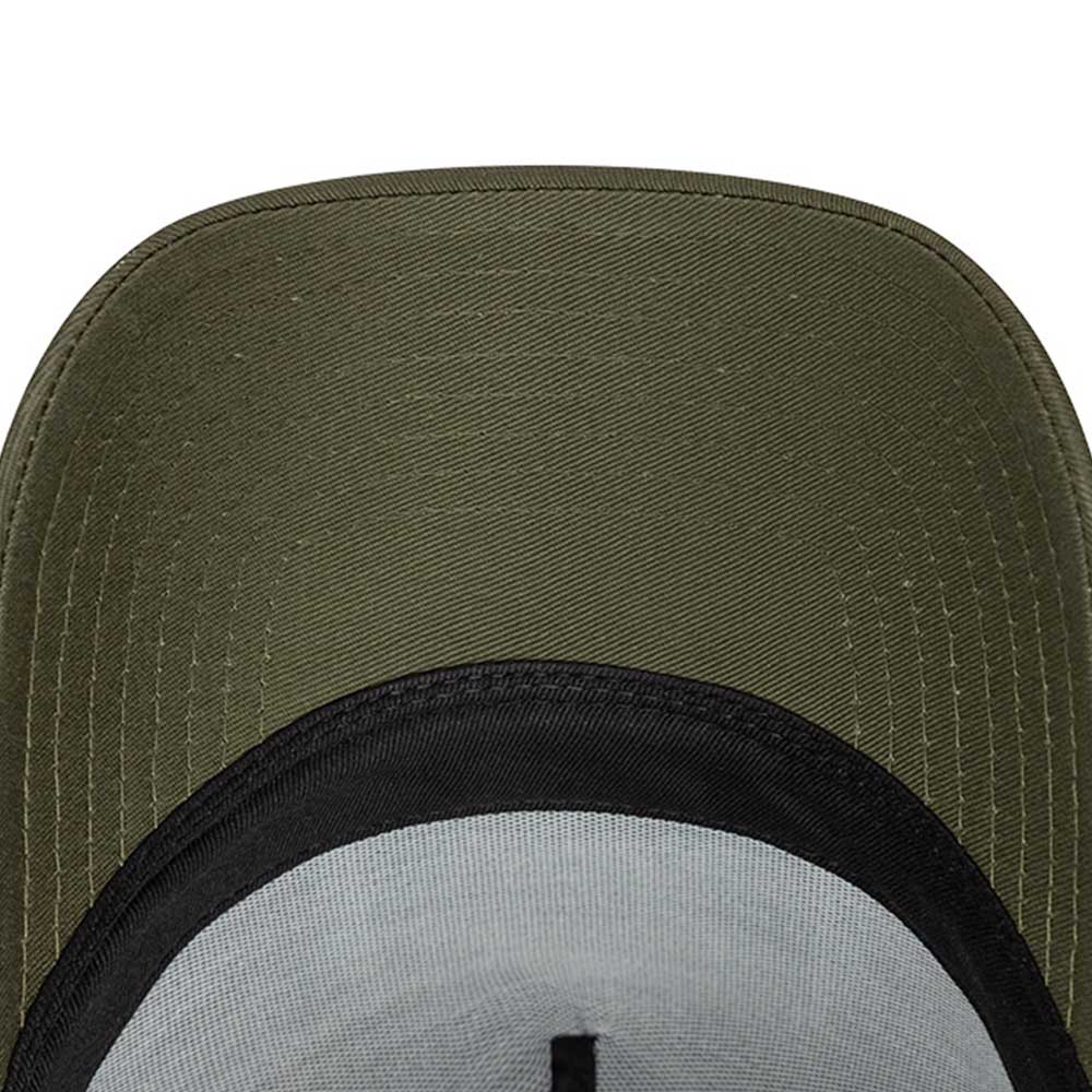 script tonal patch new olive 9forty e frame trucker snapback cap detail and color