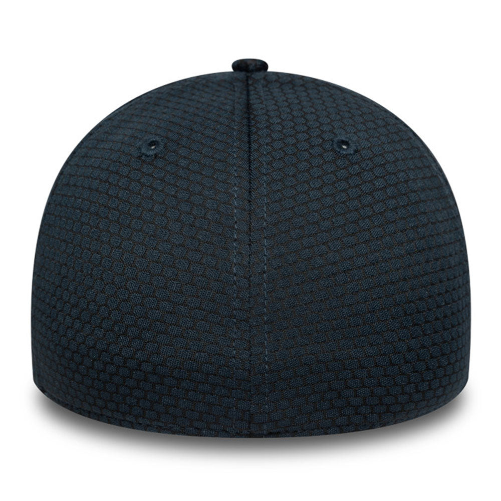 new york yankees stretch mesh navy 39thirty stretch adjustable cap back angle
