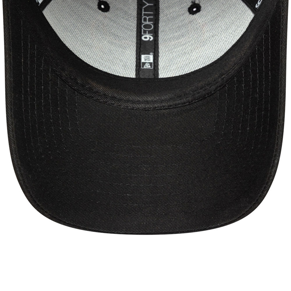chicago bulls team outline black 9forty adjustable caps detail and color