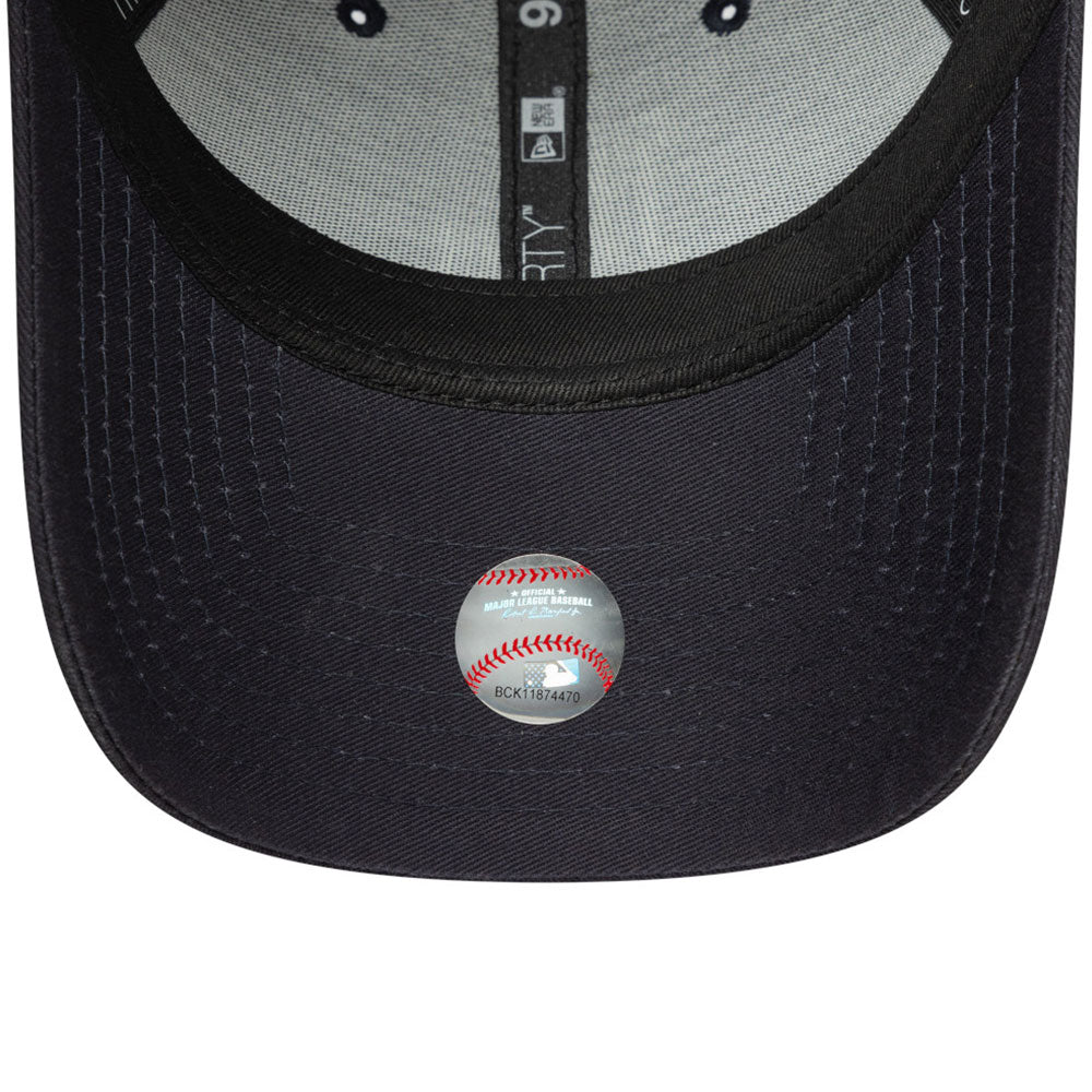 los angeles dodgers team outline navy 9forty adjustable cap detail and color