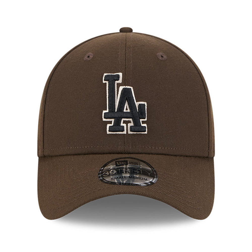 los angeles dodgers walnut black stone 39thirty stretch adjustable cap opposite