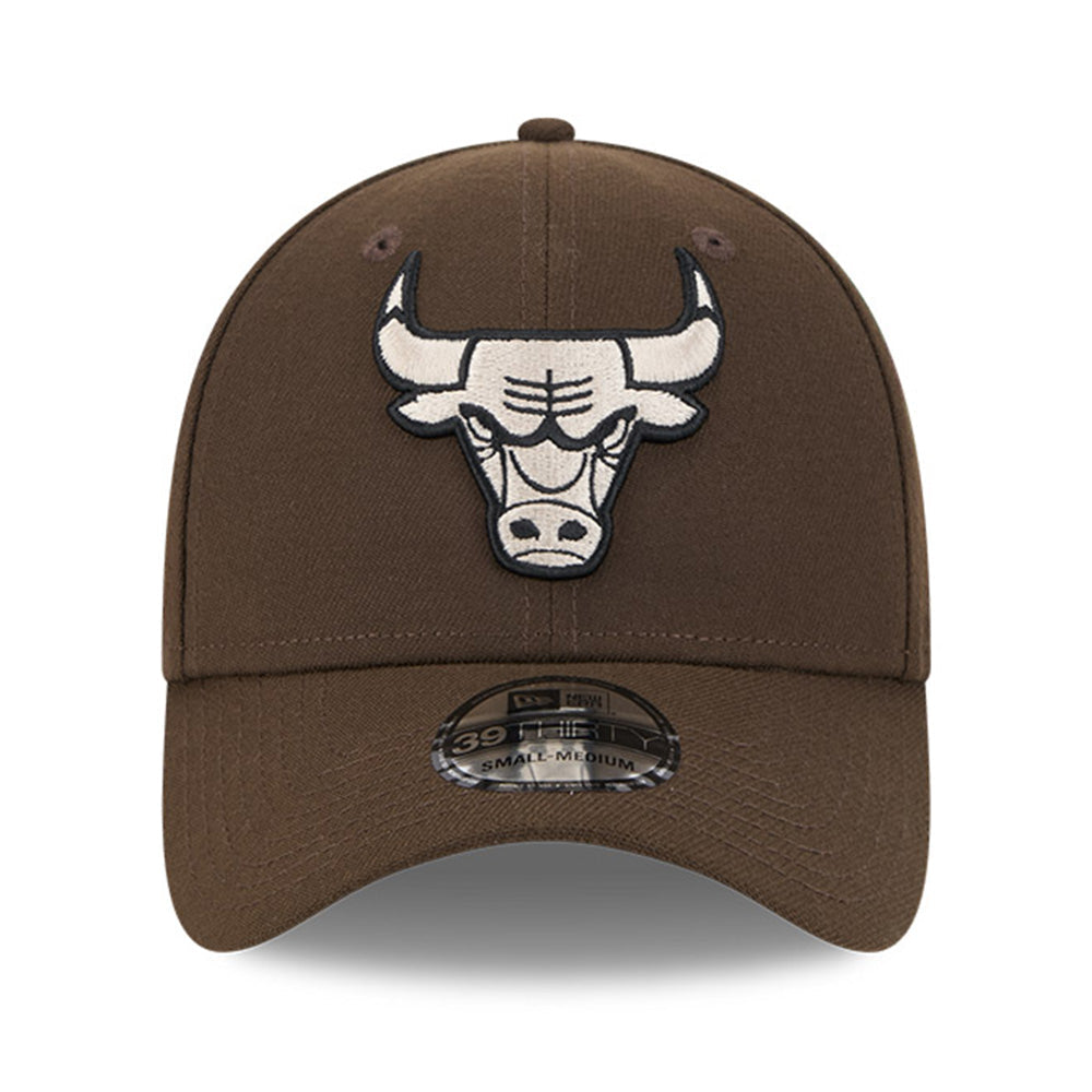 chicago bulls walnut black stone 39thirty stretch adjustable cap opposite