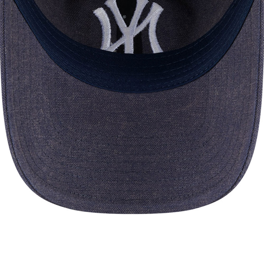 new era new york yankees vintage canvas oceanside blue 9twenty adjustable cap angle